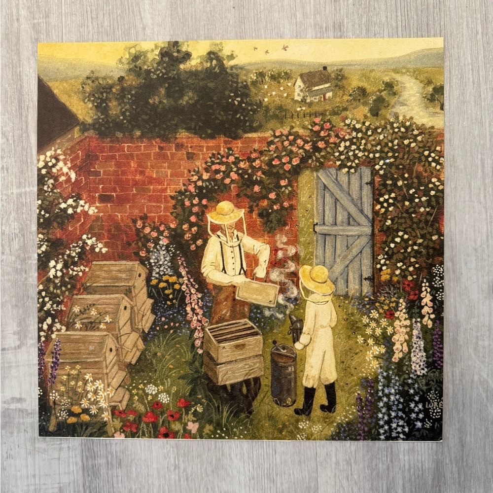 Lore Pemberton Rustic Garden Wall Art with Beekeepers